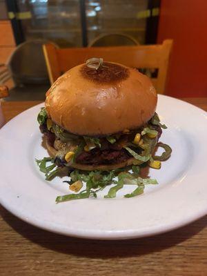 Black Bean Veggie Burger.