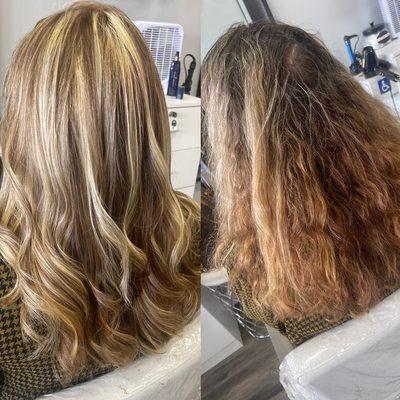 Color correction and hair makeover !