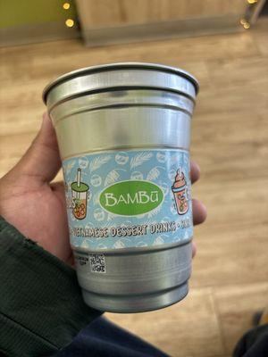 Bambu reusable cups