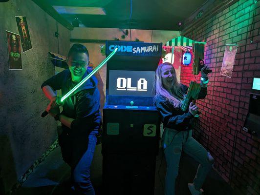 Code Samurai at Escape The Arcade