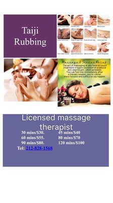 Licensed massage therapist