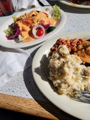 Salad and buffet food