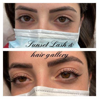 Keratin lash lift & tint by Lien