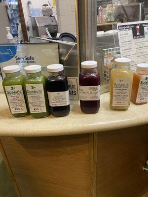 Cold pressed juices