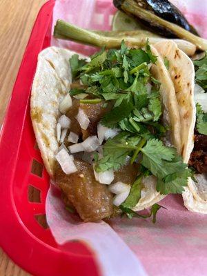 Chicharrón en salsa verde