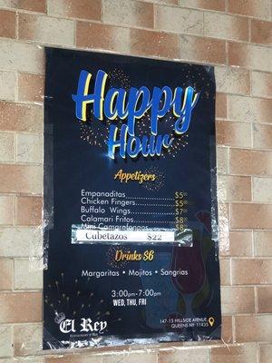 Happy hour specials