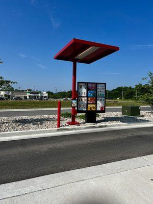 Drive-thru menu