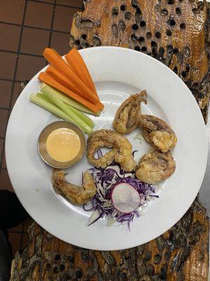 Calamari & Coconut Shrimp Appetizers