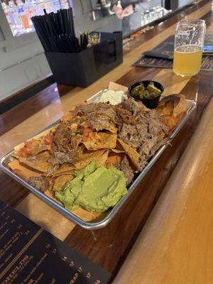 Nachos with pulled pork