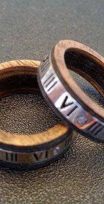 Our Most update Engagement Wood Ring Design. Visit us@ : www.TcJewelryDesign.com