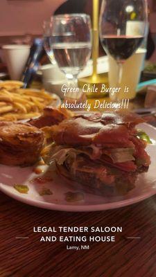 Green Chili Burger