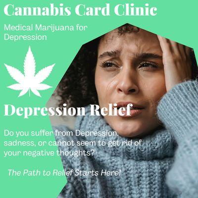 Depression treatment with medical marijuana.  Get your medical card www.cannabiscardorlando.com