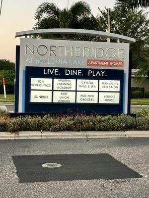 We're located inside Northbridge at Millenia Lakes