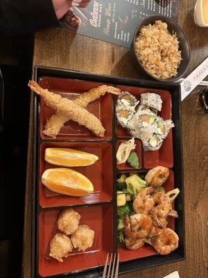 Shrimp bento box