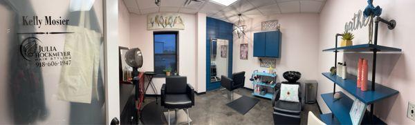 New Salon Suite. Still working on it. I'm taking clients every day but Sunday