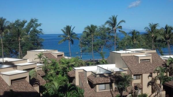 From the lanai