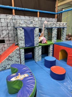 Padded indoor play area