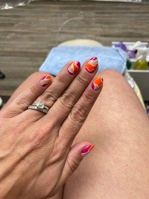 Once again a fun summery nail!