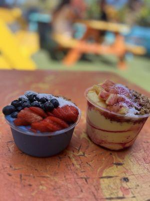 Blue Dream Bowl and Tropical Bowl