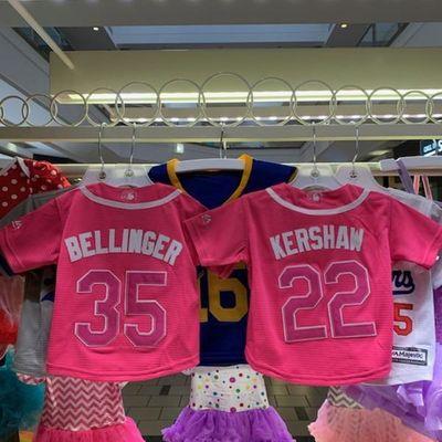 #customjerseys #pinkdodgerjerseys #anayasbabyboutique