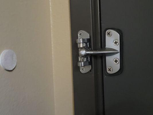 Broken door latches