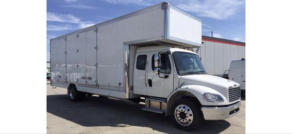 Brand New Truck!  Off to get the appropriate Hingham Moving Decals!  M20 Brand New 2020 Freightliner.