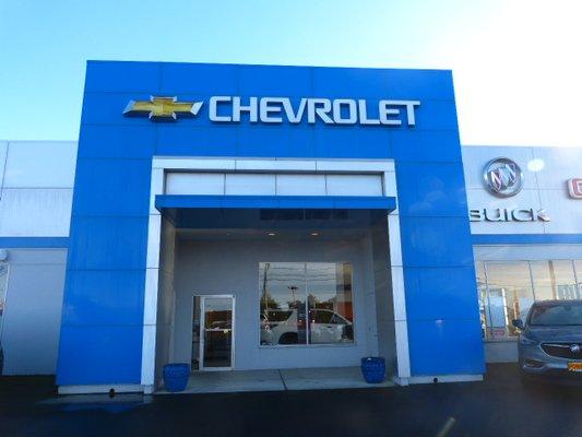 The Collision Center is located inside of Power Chevrolet 1422 n coast hwy