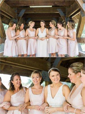 Bridal Party Hair & Makeup: C'zar Salon and Spa Photography: http://jennamariephotography.co/catie-eric-meson-sabika-wedding/