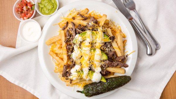 Carne asada fries