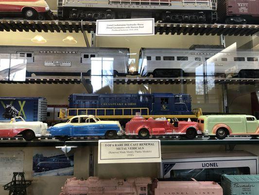 Model trains and cars