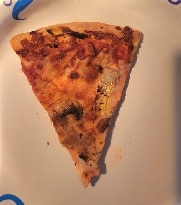 1 slice of the $24+ pizza.