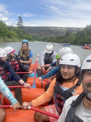 Animas river rafting with Lawrence and the crew at Southwest Raft!!