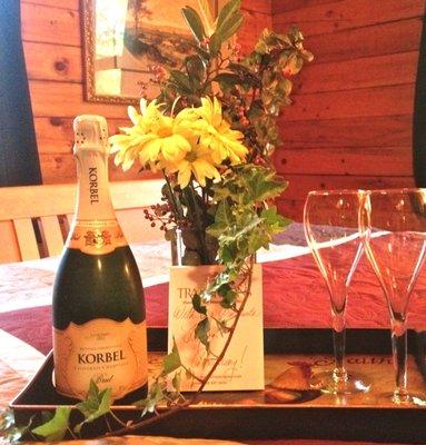 Celebrate that special occasion ~ birthday, wedding, anniversary or engagement. We provide a complimentary bottle for your guest experience.