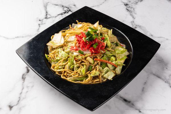 Chicken Yakisoba Noodles