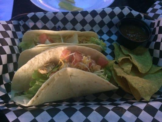 Beef and chicken tacos!!