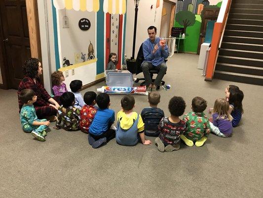 February is National Children's Dental Health Month. We enjoyed Dr. Webb's visit.