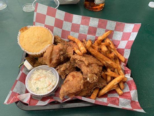 Fried chicken plate