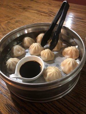 Steamed Buns! Pretty delicious! Though the bottom was a bit thin and I made a bit of a mess with the sauce.