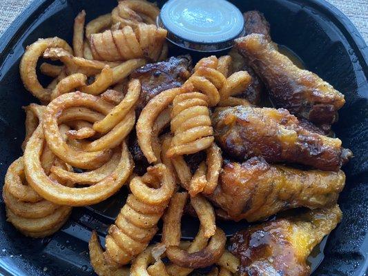 8 mango habanero smoked wings