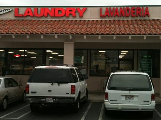 Outside of laundry