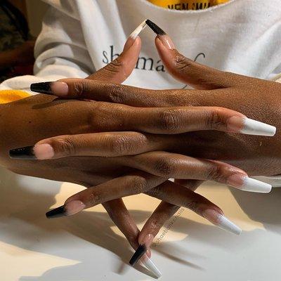 Gel X extension by Shae'Banks.Nails now offered at DEMIblue Natural Nails