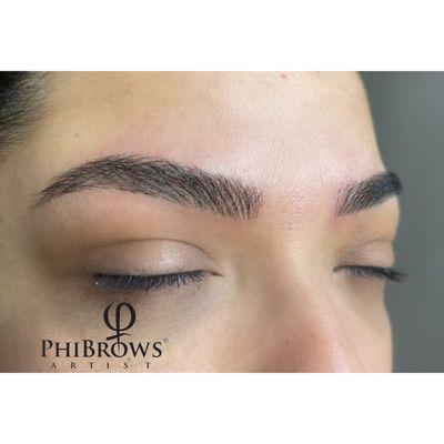 Wake up everyday with beautiful Brows Microblading 3D hair natural strokes