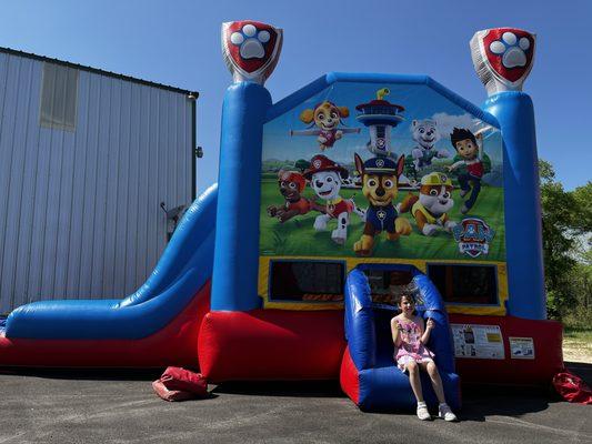 Paw Patrol Bounce house party rentals delivered to Houston, Austin, & Dallas, Texas.