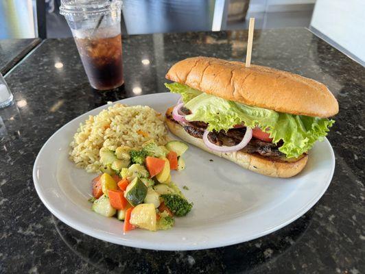 After hike lunch