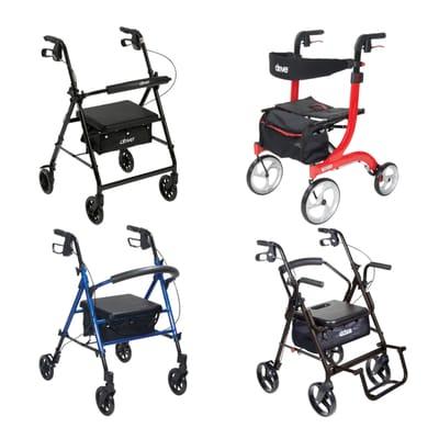 Roberts Home Medical has many different walkers & Rollators available for customer demo in our showroom.