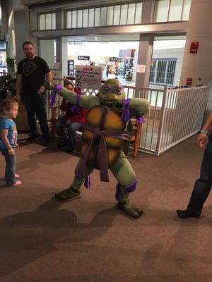 Have pizza? Will travel. Ask us about Donatello coming to your party!!