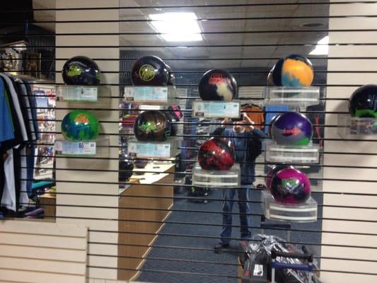 The Westpointe Pro-Shop carries a full line of bowling equipment for amateurs and professionals alike.