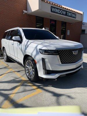 2021 Escalade Black Diamond tint