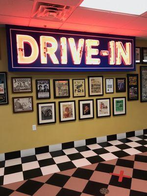 Drive-In, inside the concession stand