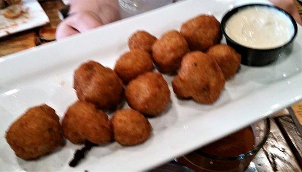 Fried Mushrooms w/ horseradish sauce.